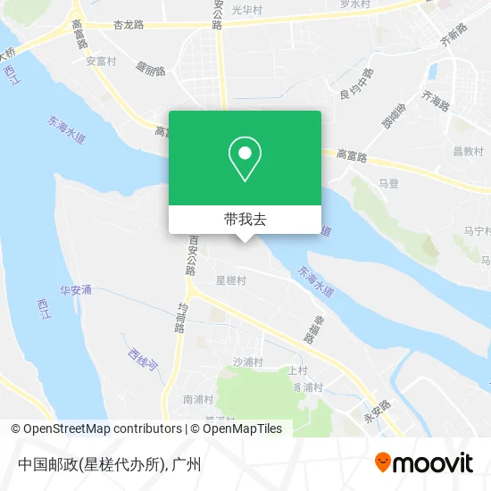 中国邮政(星槎代办所)地图