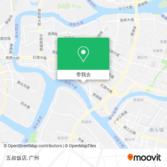 五叔饭店地图