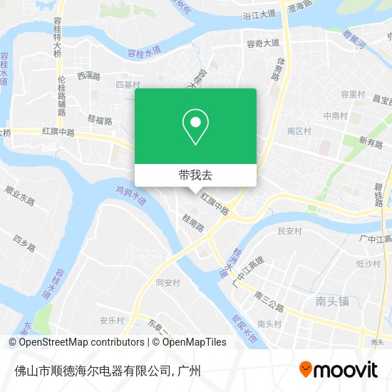 佛山市顺德海尔电器有限公司地图