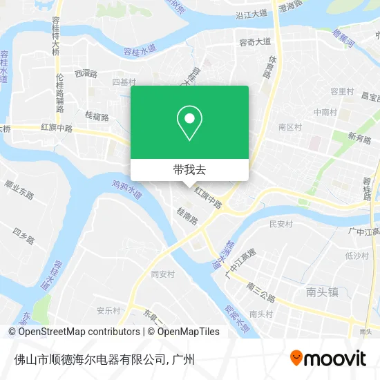 佛山市顺德海尔电器有限公司地图