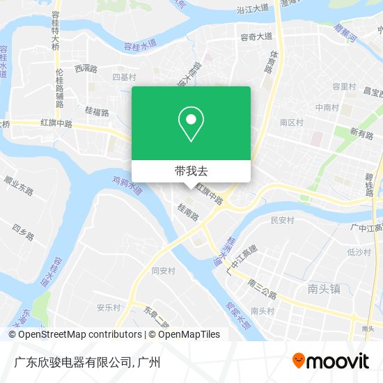 广东欣骏电器有限公司地图