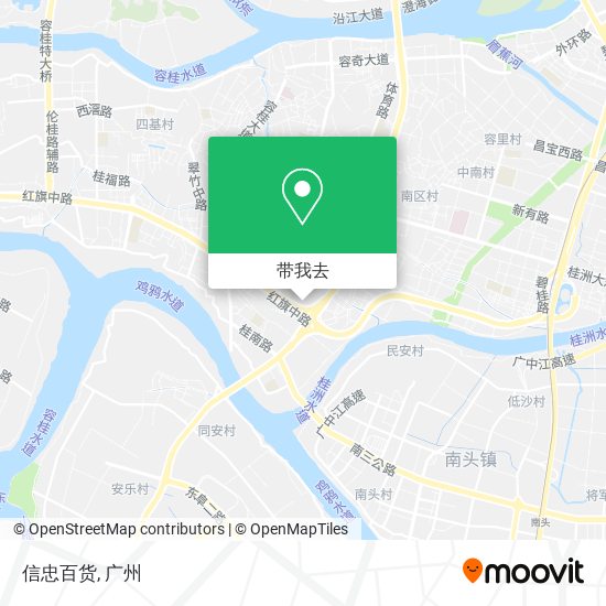 信忠百货地图