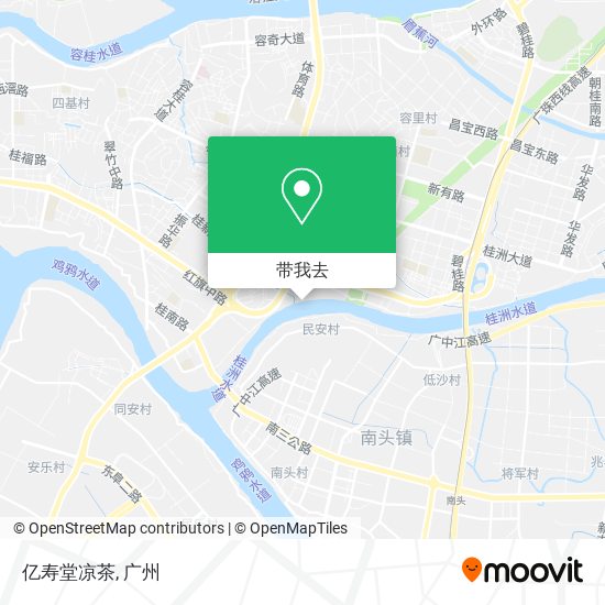 亿寿堂凉茶地图