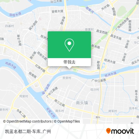 凯蓝名都二期-车库地图