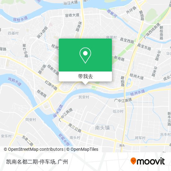 凯南名都二期-停车场地图