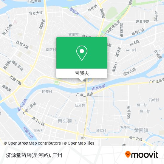 济源堂药店(星河路)地图
