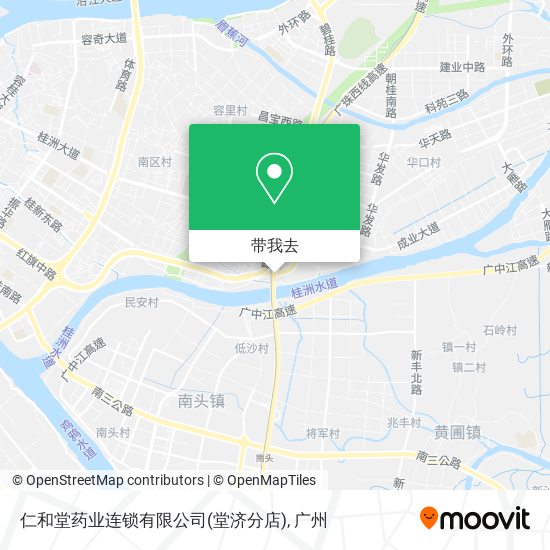 仁和堂药业连锁有限公司(堂济分店)地图