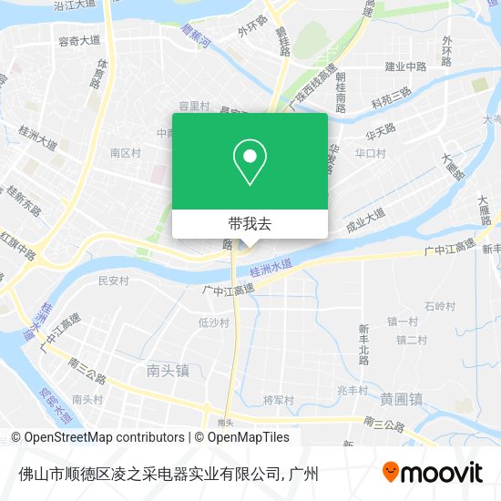 佛山市顺德区凌之采电器实业有限公司地图