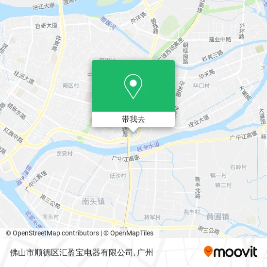 佛山市顺德区汇盈宝电器有限公司地图