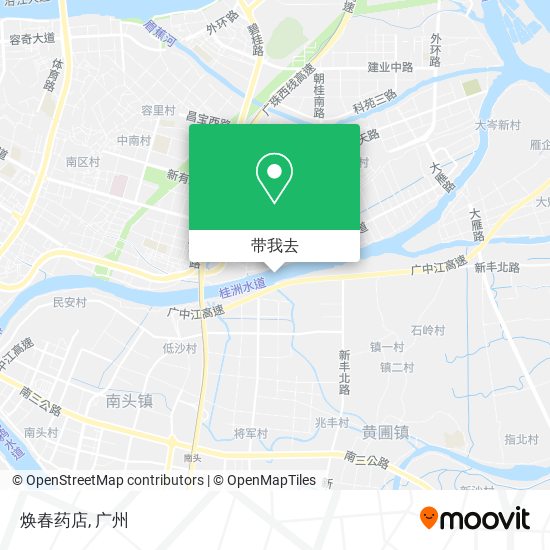 焕春药店地图