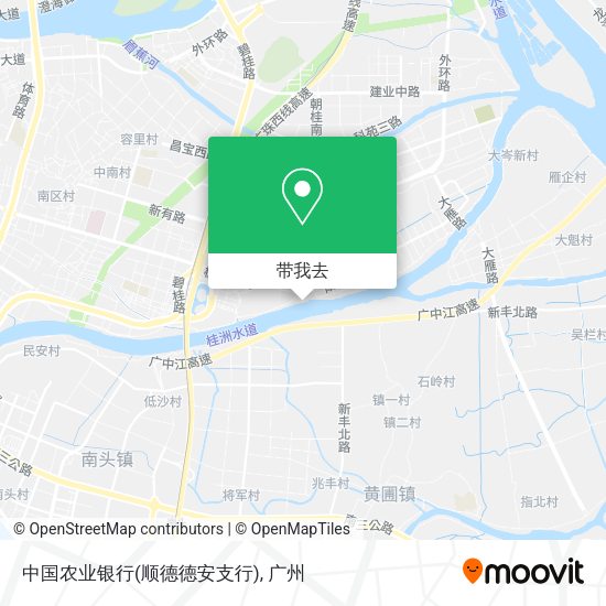 中国农业银行(顺德德安支行)地图