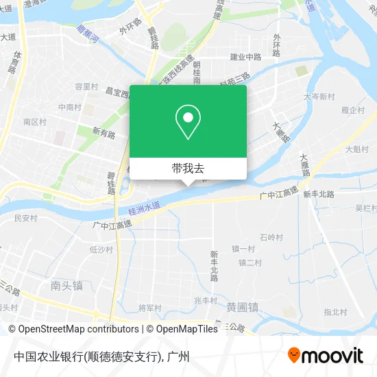 中国农业银行(顺德德安支行)地图