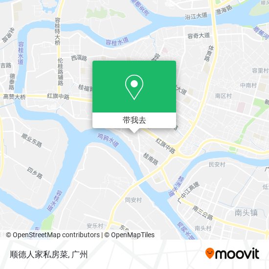 顺德人家私房菜地图