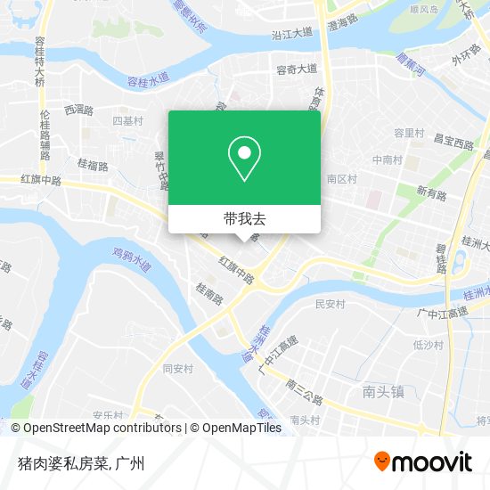 猪肉婆私房菜地图