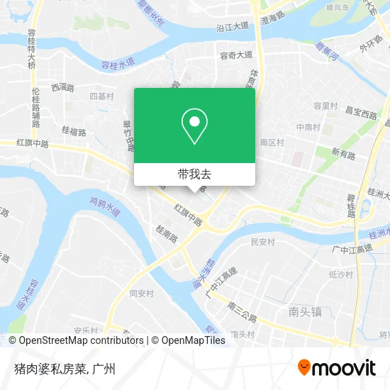 猪肉婆私房菜地图