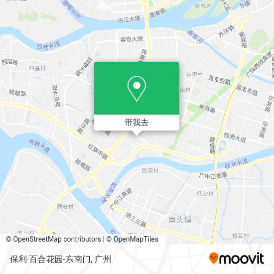 保利·百合花园-东南门地图