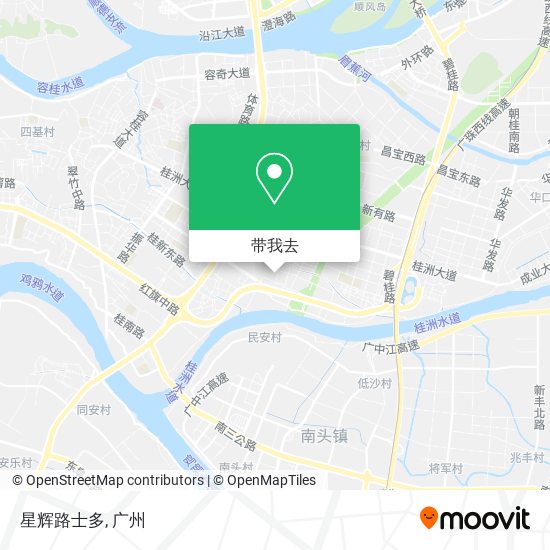 星辉路士多地图