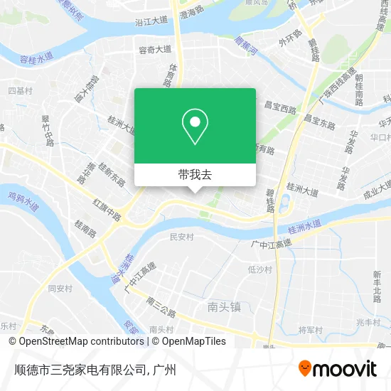 顺德市三尧家电有限公司地图