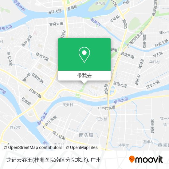 龙记云吞王(桂洲医院南区分院东北)地图