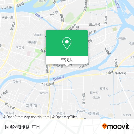 恒通家电维修地图