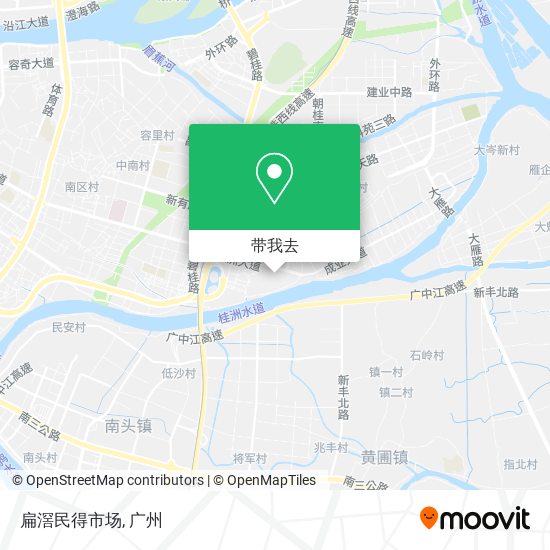 扁滘民得市场地图