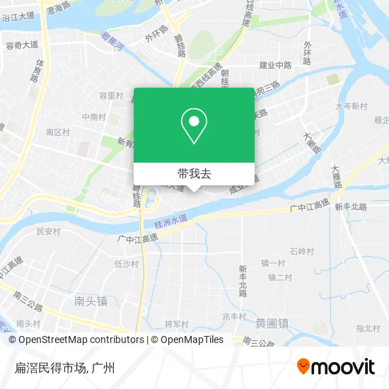 扁滘民得市场地图