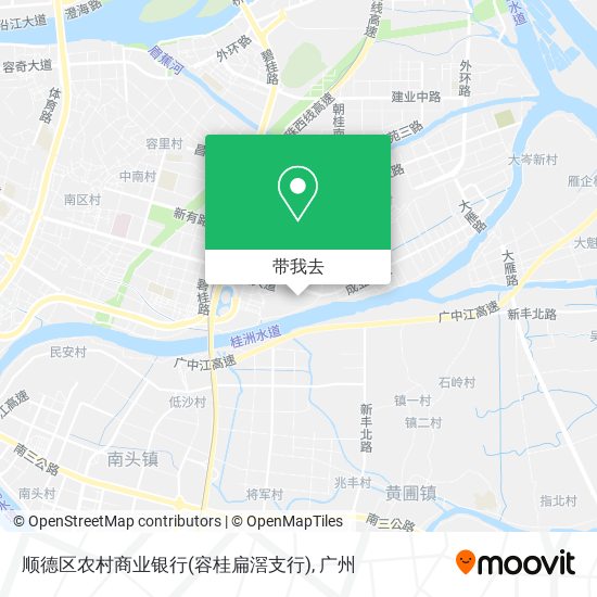 顺德区农村商业银行(容桂扁滘支行)地图