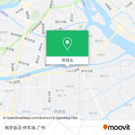 顺景饭店-停车场地图