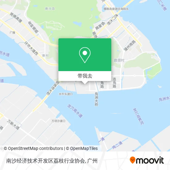 南沙经济技术开发区荔枝行业协会地图