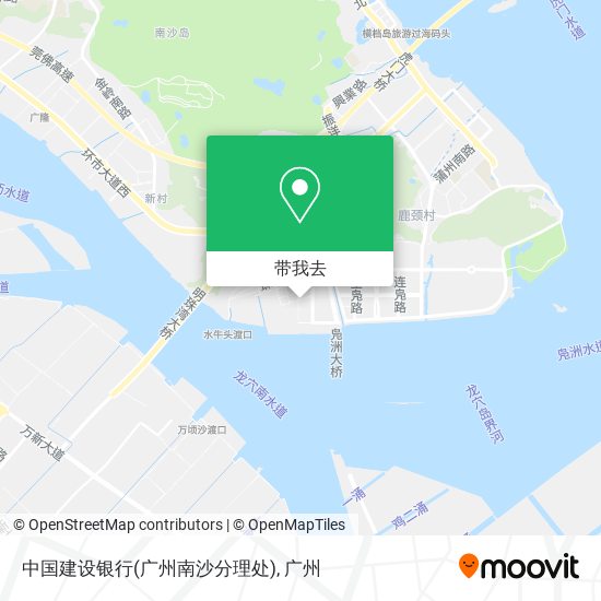 中国建设银行(广州南沙分理处)地图