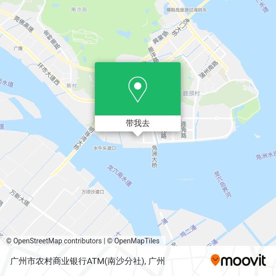 广州市农村商业银行ATM(南沙分社)地图