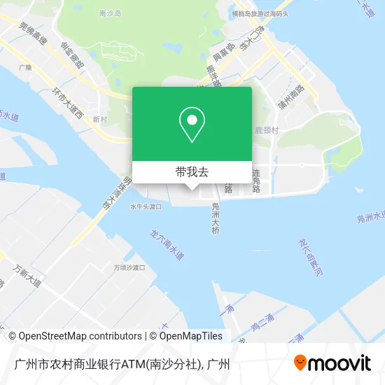 广州市农村商业银行ATM(南沙分社)地图