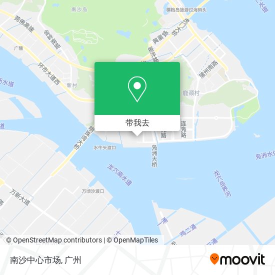 南沙中心市场地图
