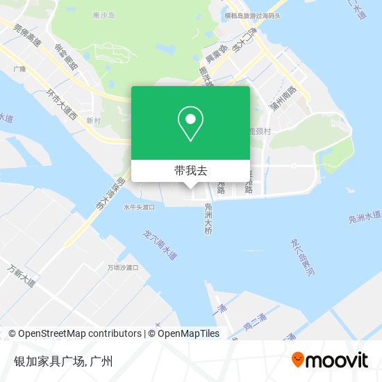 银加家具广场地图