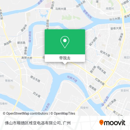 佛山市顺德区维亚电器有限公司地图