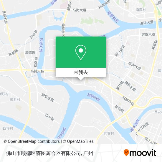 佛山市顺德区森图离合器有限公司地图