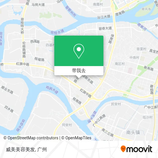 威美美容美发地图