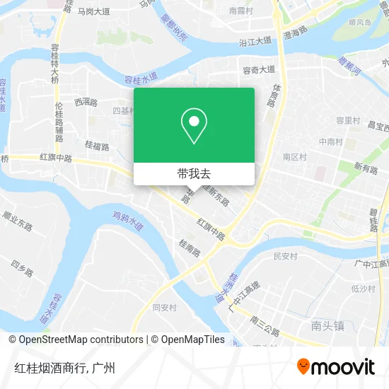 红桂烟酒商行地图