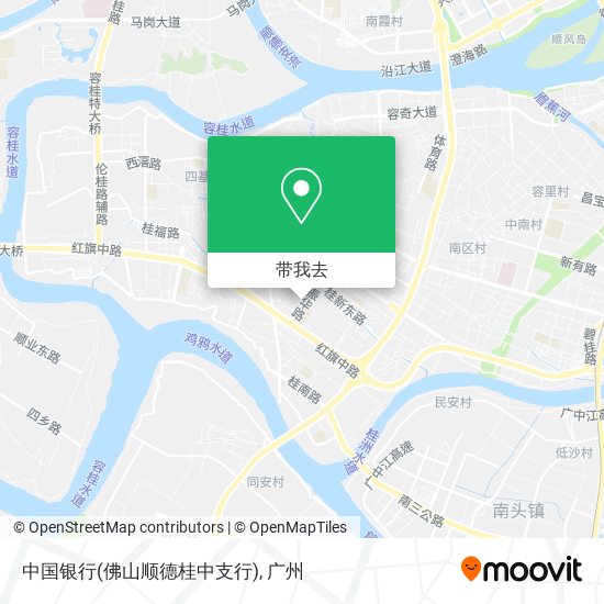 中国银行(佛山顺德桂中支行)地图