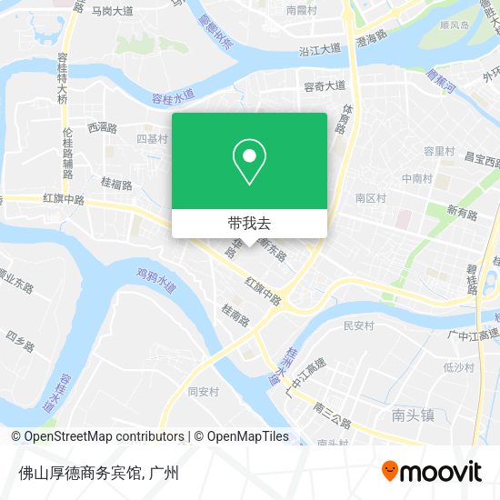 佛山厚德商务宾馆地图