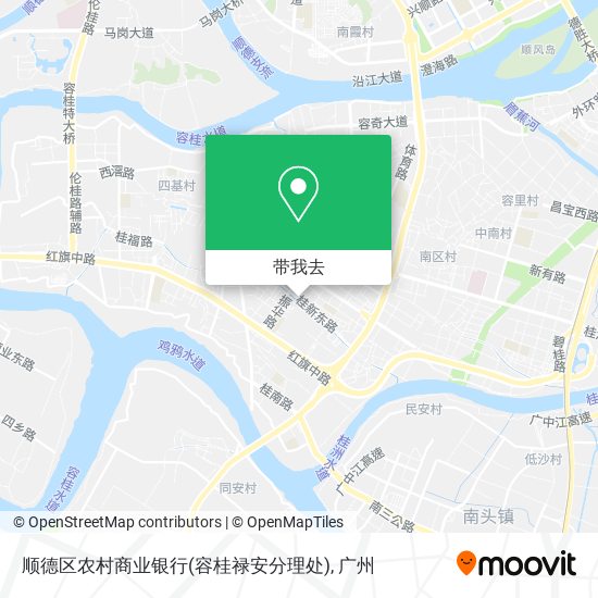 顺德区农村商业银行(容桂禄安分理处)地图