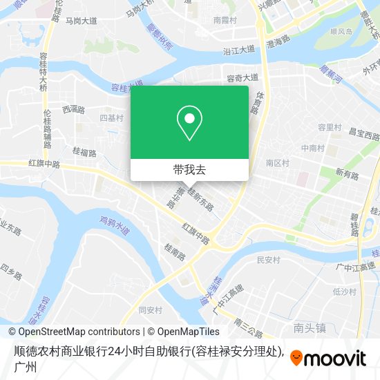 顺德农村商业银行24小时自助银行(容桂禄安分理处)地图