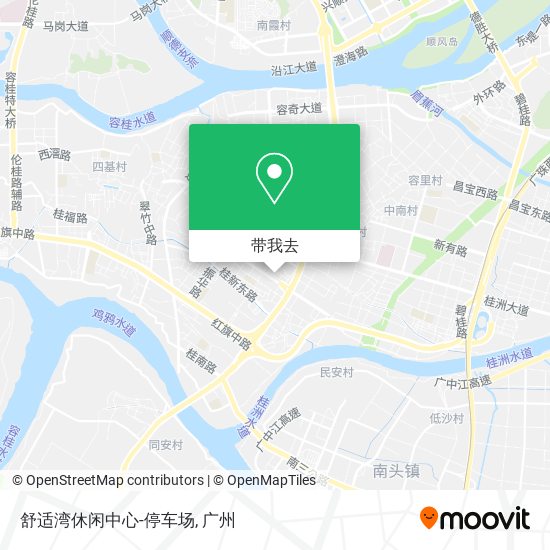 舒适湾休闲中心-停车场地图