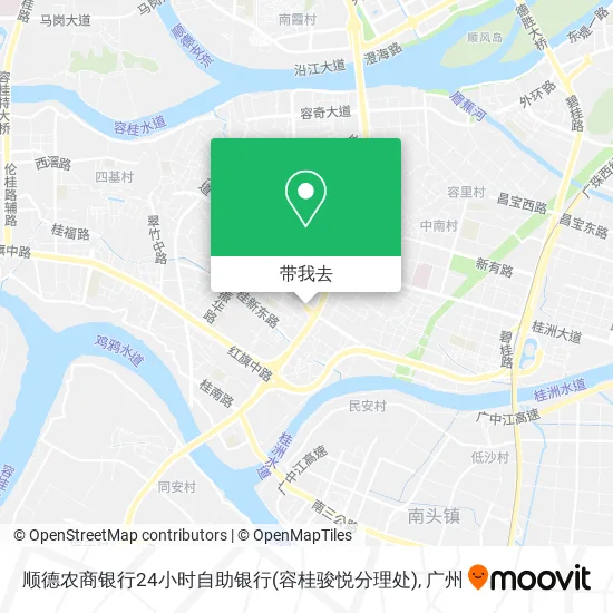 顺德农商银行24小时自助银行(容桂骏悦分理处)地图