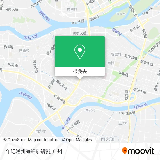 年记潮州海鲜砂锅粥地图