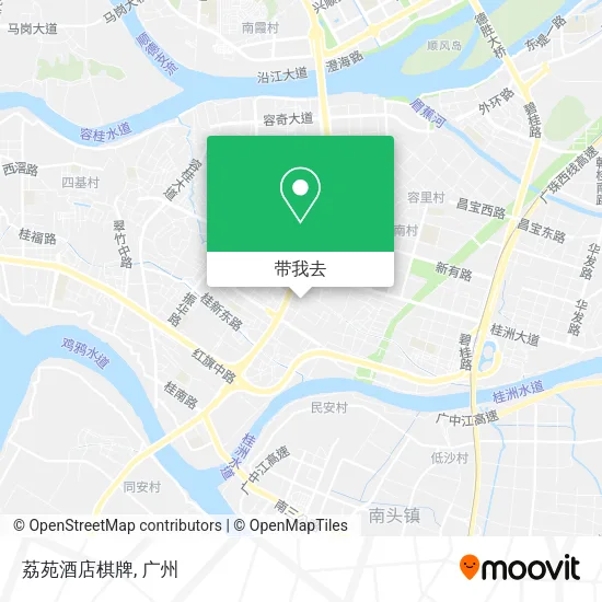 荔苑酒店棋牌地图