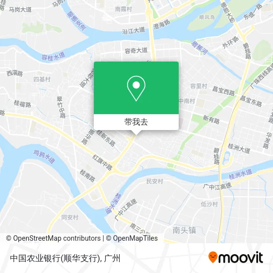 中国农业银行(顺华支行)地图