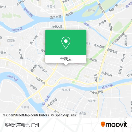 容城汽车电子地图