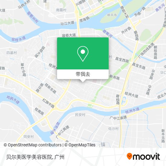贝尔美医学美容医院地图