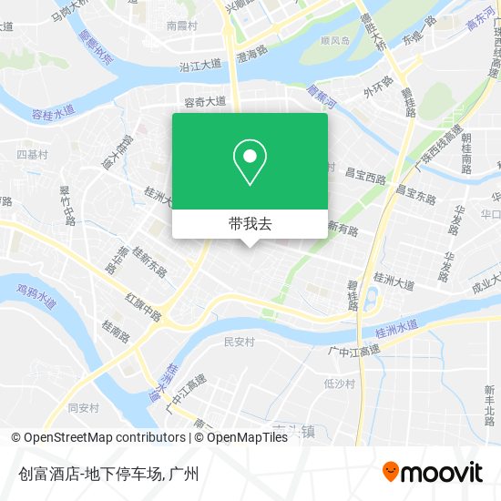 创富酒店-地下停车场地图